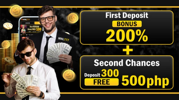 Get a 200% First Deposit Bonus and Second Chances at MNL777 Casino. Play now and increase your chances of winning big with our exciting games and promotions.