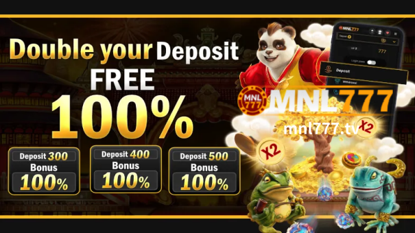 Discover now how to get MNL777 Casino Double your Deposit FREE 100%!