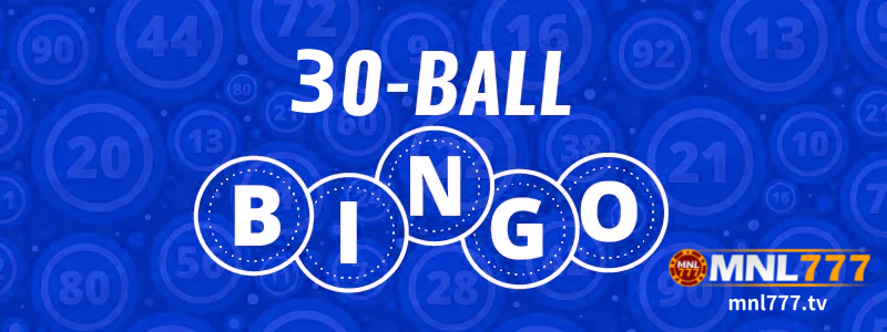 30 ball bingo card​