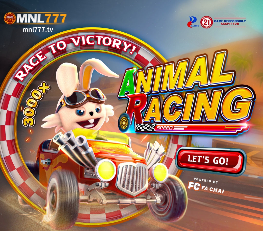 Animal Racing Slot Game by Fa Chai at MNL777 Casino: enjoy Animal Racing free play in demo mode or get a 140% Bonus for real online wins!